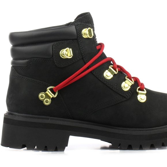 TIMBERLAND WOMEN'S LTD HERITAGE 6'' INCH BOOT BLACK NUBUCK A2JVD - Picture 6 of 8